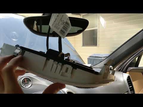 11-18 Porsche Cayenne 958 overhead console removal dome lights
