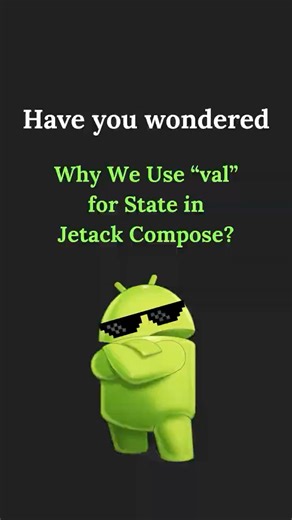 Why We Use val for State in jetpack compose? #jetpack #learning #shorts