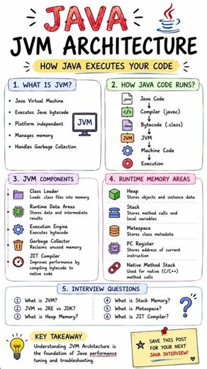 Java JVM Architecture in 3 Seconds 🚀