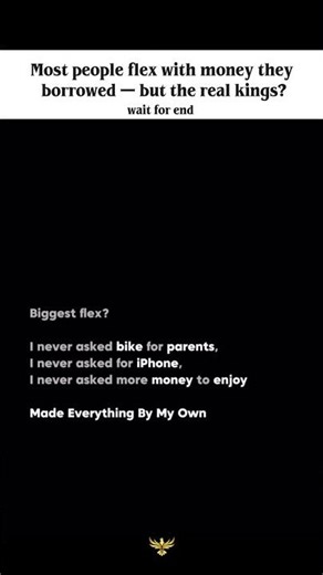 The Biggest Flex? I Built It All By Myself