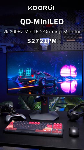 koorui_monitor on Instagram: "KOORUI S2721PM 27 Inch 200Hz Gaming Monitor ✅IPS/QD-MINI LED ✅QHD 2560*1440 ✅200Hz Refresh rate ✅ HDR 1000 ✅DCI-P3 99% ✅1ms response #Koorui #monitor #Kooruimonitor #PS5 #27inchmonitor #bigmonitor #game #gamer #immersivegames #GamingMonitor #S2721PM #QHD"