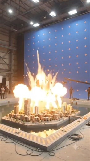 Massive Firestorm Hits Miniature City! 🔥🏙️ | Behind The Scenes