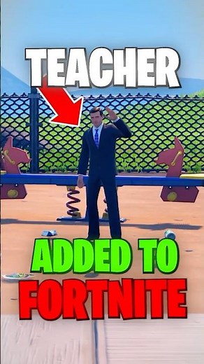 This Teacher Was SECRETLY Added To Fortnite 😱