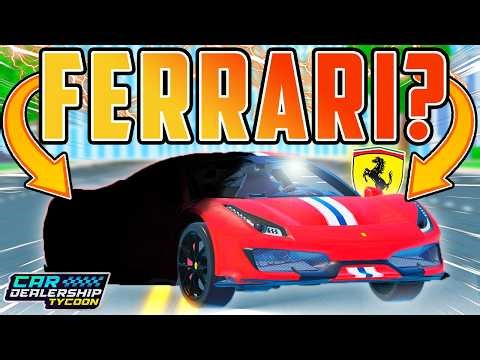 THIS LICENSED BRAND is CONFIRMED Coming to Car Dealership Tycoon!