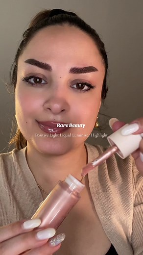 Rare Beauty Positive Light Liquid Luminizer - Illuminating Makeup Tutorial