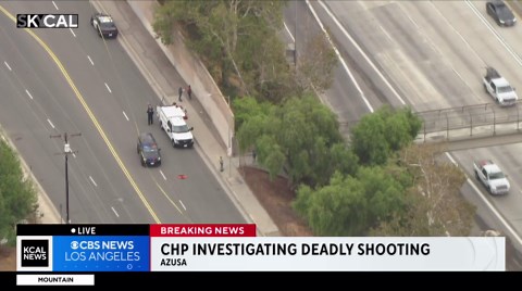 Police investigate deadly shooting next to 210 Freeway in LA County