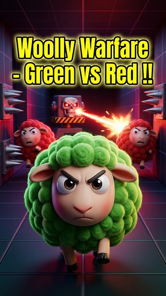 Woolly Race - Green vs Red !!