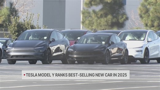 Tesla remains best-selling car model in CA by a wide margin for 2025