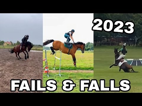 EQUESTRIAN FAILS & FALLS 2023!😱😵 💫