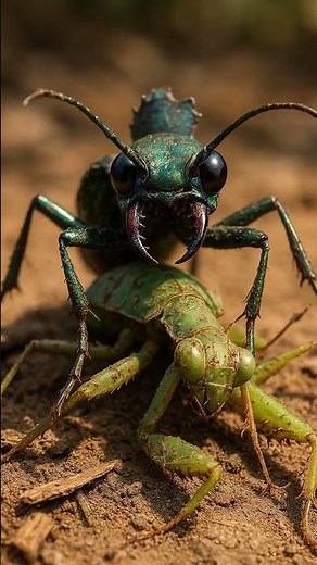 Mantis vs Insects (Ant, Dragonfly, Bug)