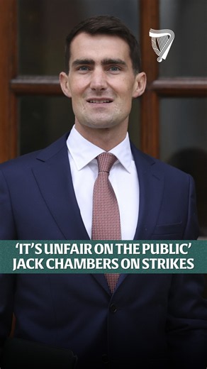 Jack Chambers says planned strike action ‘unfair on public’