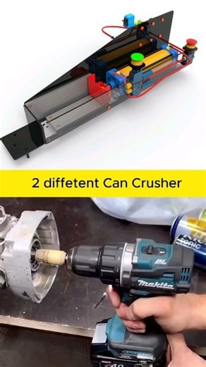 Breno Cruz on Instagram: "Can Crusher #engineering #mechanical #solidworks #3d #cad #mechanism"