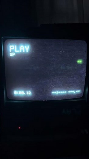 A FFFF VHS With The Fading Rainbow Screen At The End After The Static