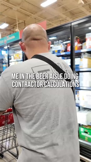 Red Nail Roofing on Instagram: "Contractor math: no minis, full-size bottles only. 🔥"