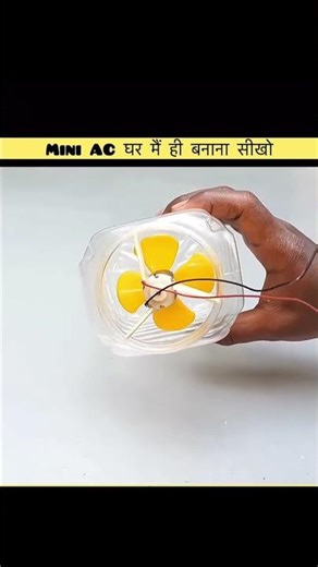 Homemade Mini Air Conditioner | Low Cost DIY AC 🤔#shorts #diy