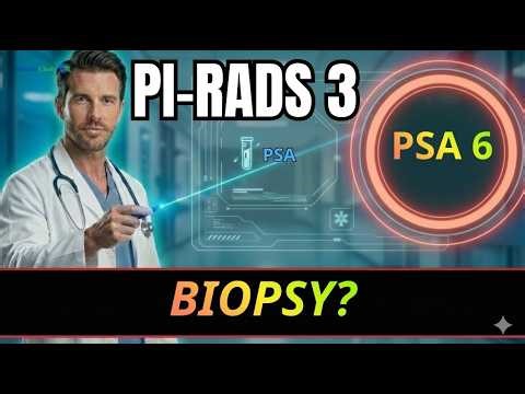 PI-RADS 3 + PSA 6 — Biopsy Now or Wait?