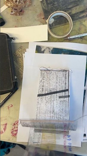 Stream of Consciousness writing book flip through