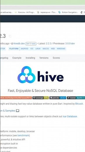 Flutter Hive