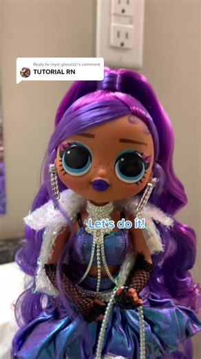 Reply to @royal.ghoulzz tutorial on the hairstyle I did on runway dive! 🤍 #foryou #foryoupage #fypppp #monsterhigh #monsterhighdoll #hairstyle #tutorial #dollcollector #dollcollection #lagoonablue