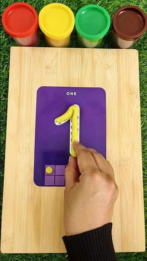 Play-Doh Fun : Shaping the Number 1 | Number Songs #pinkfong #toddlerlearning #shots