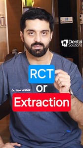 Save or Remove the Tooth : Root canal vs Extraction Follow us @dentalsolutions.pk For Appointment, DM, Call or Whatsapp us 📞 0300 603 6003 📍Dental Solutions, Rehman lab building, near Munir Hospital, 701-A, Satellite Town, Sargodha #dental #teeth #drumerarshad #dentalclinic #dentalsolution #dentalcare #implants #bestdentist #oralhealth | Dental Solutions - by Dr. Umer Arshad