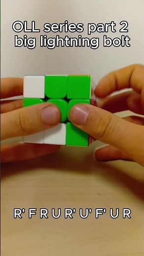 OLL 8/57 – Big Lightning Bolt 1 | Fast & Clean #cfop #rubikscube #speedcubing #howto #tutorial #oll