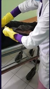 Elderly Man Infested With Maggots