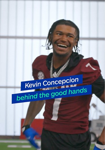 Think you know KC? Well, check this out. 🔥 Meet our third 2025 Allstate Good Hands Receiver, Kevin Concepcion of @Texas A&M Football ! Follow along with us and @Ross500 to catch our final interview.