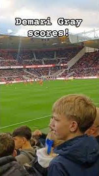 Equalising goal for Birmingham v Middlesbrough at Riverside Stadium Demari Gray
