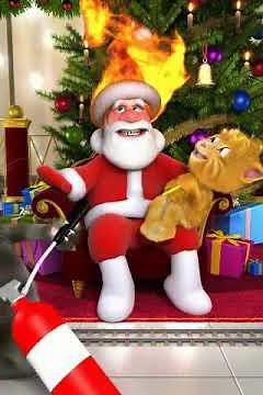 Talking Santa meets Ginger