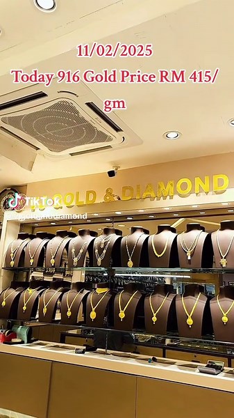 Current 916 Gold Price in Kuala Lumpur