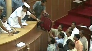 Chaos in Odisha Assembly over farmer suicides and drought situation