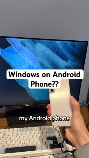 Turning Android Phone into a PC… #pc #android #techtok