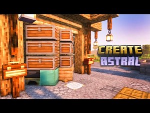 Revolutionizing Storage & Item Transportation Contraption Ep7 Create: Astral Modpack
