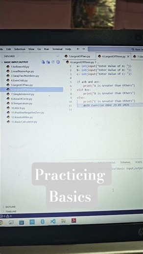 Python Basic exercise #python