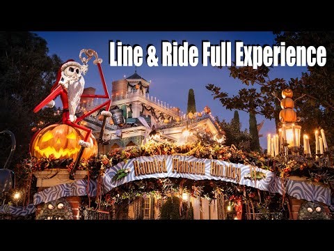 Haunted Mansion Holiday - Full Experience - Disneyland