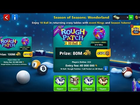 PLAY ROUGH PATCH 😱 EVENT 8 BALL POOL