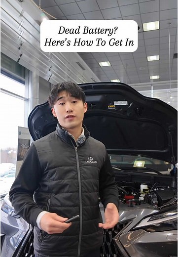 Locked out with a dead battery? No worries! Adam from Lexus of Richmon...