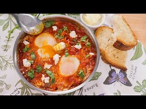 Shakshuka - Eggs Poached in Spiced Tomato Sauce | Pai's Kitchen