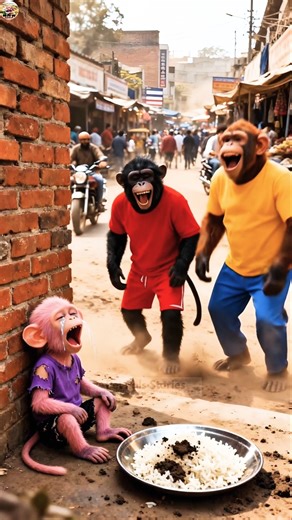 They Broke His Food, But Not His Heart 💔🐒Monkey Story