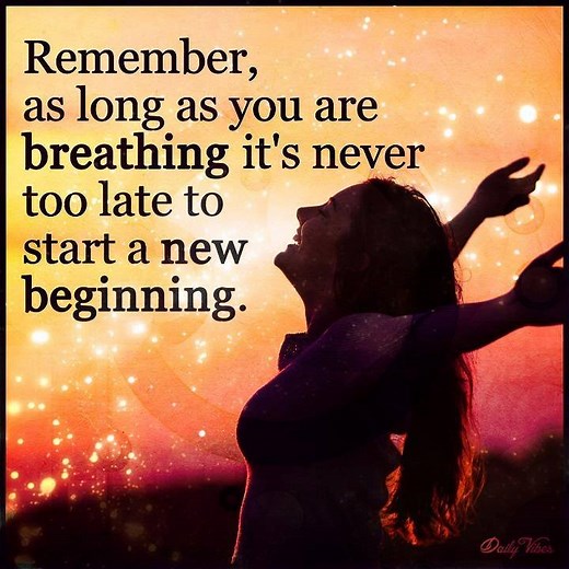 It's never too late