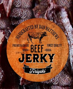 Homemade Beef Jerky Labels, Handcrafted Jerky Labels, Personalized Stickers, Packaging Labels, Custom Labels - Etsy