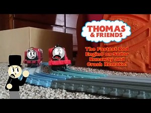 Thomas & Friends | The Fastest Red Engine on Sodor Crash Scene Remake! (TOMY, Trackmaster, Plarail)
