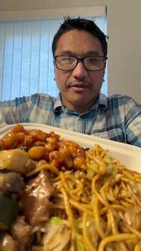 Reviewing Panda Express Hot Orange Chicken!