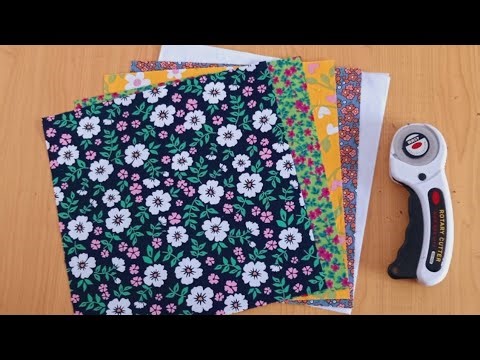 Make Disappearing Pinwheel quilt using 10" fabric squares