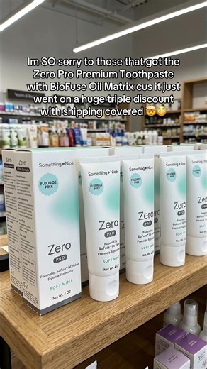 Zero Pro Premium Toothpaste with BioFuse Oil Matrix #tiktokshopcreatorpicks #tiktokshopjumpstartsale *Final price, shipping, coupons, and discounts may vary depending on your TikTok account, available offers, and ongoing promotions. Please refer to the product listing for the most current pricing and details.