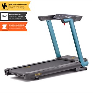 Reebok FR20z Floatride Treadmill - Green with Incline, Bluetooth, Walking or Running, 2.25 HP, 11.2 MPH