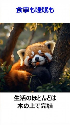 可愛すぎる！レッサーパンダの意外すぎる生態7選 #shorts #雑学