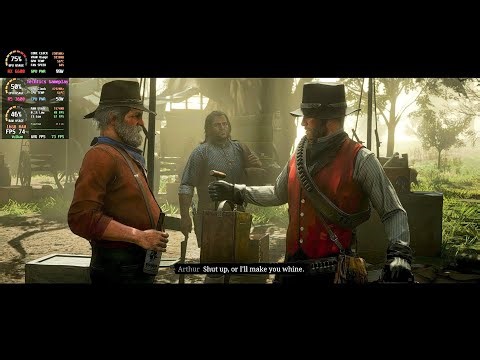 Red Dead Redemption 2 Gameplay [2K 60FPS] with Optimized Settings | RX 6600 & R5 3600