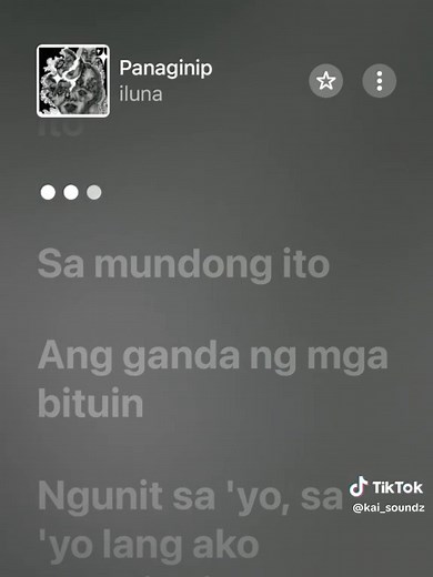 Panaginip — Tagalog Lyrics Video with Full Lyrics